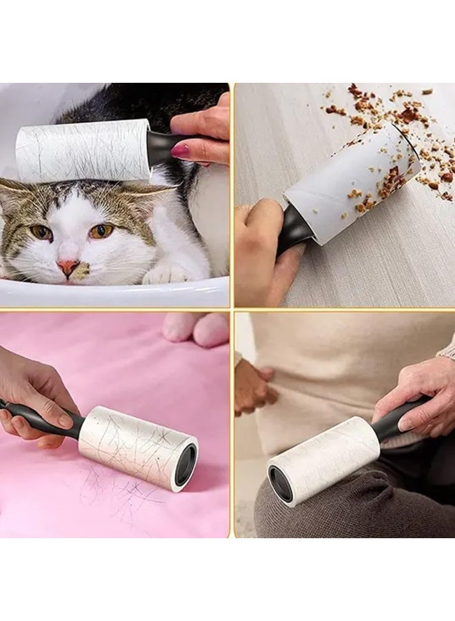 Elegancy Pet Hair Lint Roller for Clothes Furniture and Laundry Professional Sticky Hair Remover with 2 Refills - Image 3